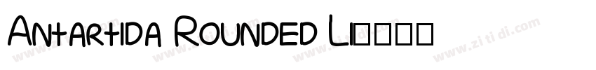 Antartida Rounded Li字体转换
